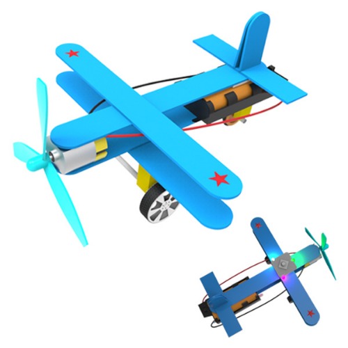 양날개 나무 풍력비행기(기본형/LED형)-1인용/5인용